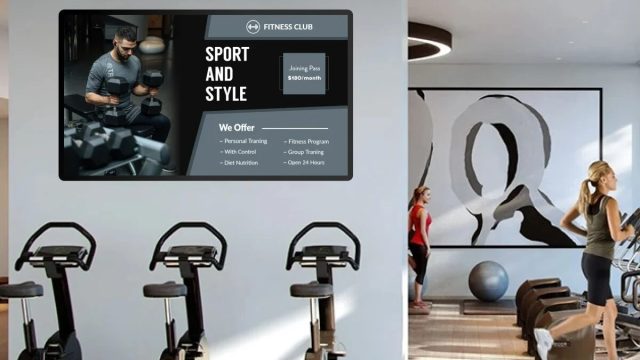 increase member retention with gym digital signage